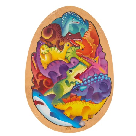 Puzzle "World of Dinosaurs"-6