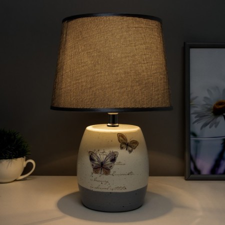 Table lamp "Butterflies" 1xe14 40W white-gray 24x24x33 cm Risalux-2