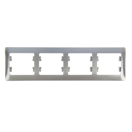 Frame "Glossa" Sche GSL000304, four -seater, horizontal, aluminum color