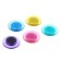 A set of magnets for board, 10 pcs., D-3 cm, transparent, on a blister