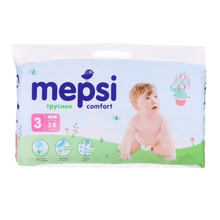 Mapsi diapers Mepsi size m (6-11), 28 pcs