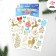 New Year's tattoos with a zotoly effect, 2 sheets in a set