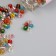Round beads 6/0 in the bottle "Multi-colored" transparent-color 2x20 g set 2 pcs