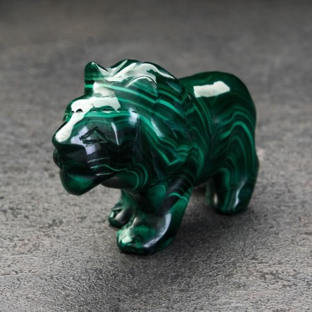 Souvenir "Leo middle", natural malachite-6