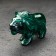 Souvenir "Leo middle", natural malachite