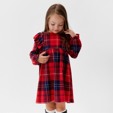Baby dress with ruffles KAFTAN "CENT" R.32 (110-116 cm)-2