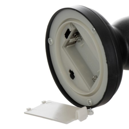 Spinker "Candle on a stand" LED from 2haa batteries Black with a golden patina 9x9x24 cm Risalux-3
