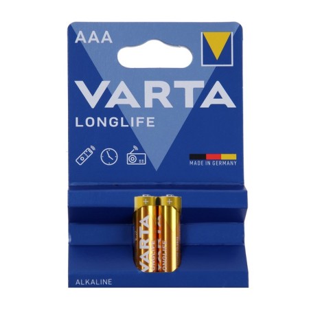 Battery Alkalin Varta Longlife, AAA, LR03-2BL, 1.5V, blister, 2 pcs.-4