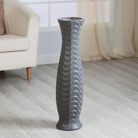 VAZA Keramics Floor "Sedar" wave, 17x75 cm, gray-1