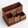 Organizer for stationery "cats" wood, 235 x 142 x 30 mm