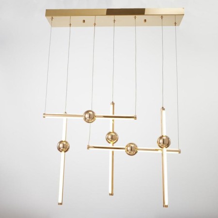 Lamp Bayerlux 49420/5 LED 80W 4000k gold 65x12x42 cm