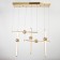 Lamp Bayerlux 49420/5 LED 80W 4000k gold 65x12x42 cm