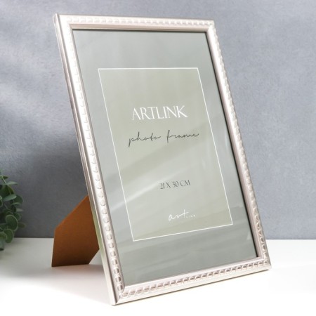 Photo frame Plastic "Julia" 21x30 cm, silver-1