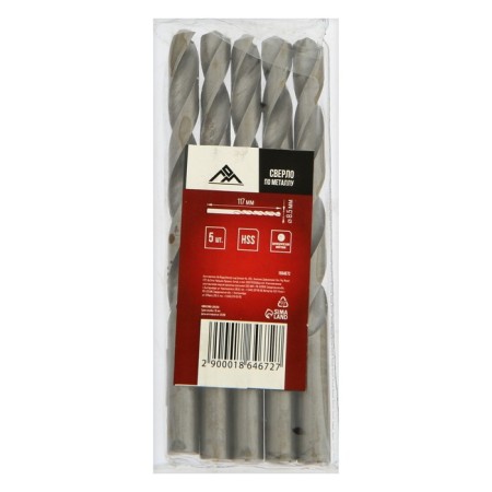 LOUM metal drill, HSS, cylindrical shank, 8.5 mm, 5 pcs.-1