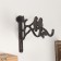 Decorative metal hook suspended "two birds on the branches" 17x23 cm