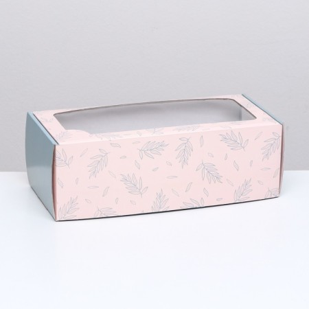 Self -charged box, with a window, "lightness" 16 x 35 x 12 cm
