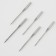 Needles for household sewing machines, universal, No. 80-100, 5 pcs