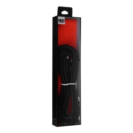 Windigo, Type -C - USB, 2.1 a, nylon braid, 2 meters, black-3