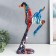 Souvenir Polystone "Gallive Horse" Sunses of paint 11x22x45 cm