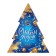Tea "Christmas tree" black, large -leaf (blue), 45 g