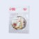 Folding mirror “Paris”, D = 7.5 cm, with an increase, artificial leather, golden color