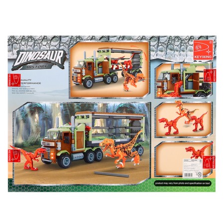 Designer "Dinoland. Fur for the transportation of predators ", 465 parts-6