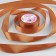 Satin tape, 25 mm × 23 ± 1 m, caramel color №161