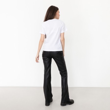 Women's T-shirt KAFTAN "Wine Not", White, rr 40-42-2