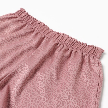 Female pajamas (T -shirt and shorts) Kaftan p. 48-50, dark pink-3