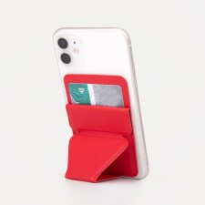 Cartholder on the phone, the color is red