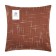 Pillowcase decorative Ethel "Classics", brown color, 43*43 cm, 100% p/e