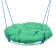 Swing "Nest" with a pillow D 90 cm, max load 80 kg, green pillow