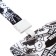 Badge horizontal, external 100 x 80mm, internal 52 x 82mm, tape 42 cm, graffiti