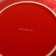 Board ceramic dinner shade "Red peas", d = 27 cm, red color