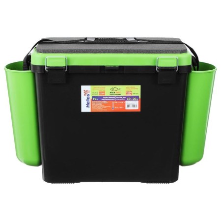 Winter Helios Fishbox 19 L box, single -section, green color-2