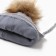Children's hat with insulation, rn 35-40, gray color