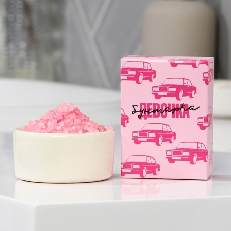 Bunter bath salt, 100 g, raspberry aroma, Beauty Fooch