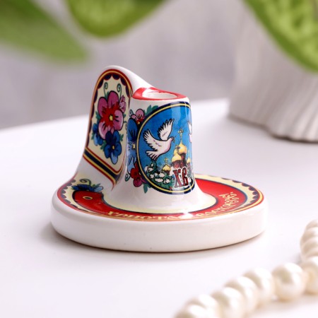 Candlestick, on a saucer, small-1