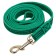 Kaponnoye zonik leash with latex thread, 2 m x 2 cm, green