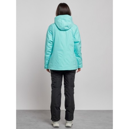 Ski costume female, size 54, turquoise color-3