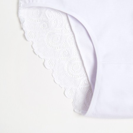 Panties female slips, white color, rr 46-48-1