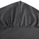 Glass sheet of dark gray-colored elastic band Wild, size 160x200x30 cm