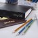 Chernographic pencil with an eraser, HB Harry Potter, round, sharpened, in a plastic tube