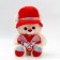 Soft toy "Bear in a panama", with a heart