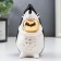 Souvenir Ceramics "Hedgehog with heart" White-black with gold 10.6x6x9.5 cm