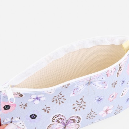 Lightning cosmetic bag, lilac color-2