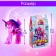 Suretry-Surprise toy Snow Pony with light and stickers, Mix color