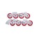 CROSS Roller Figure Family Skates, Red-White, Size 34-37