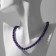Beads "Classic" mood, ball No. 8, color bright purple, l = 40 cm