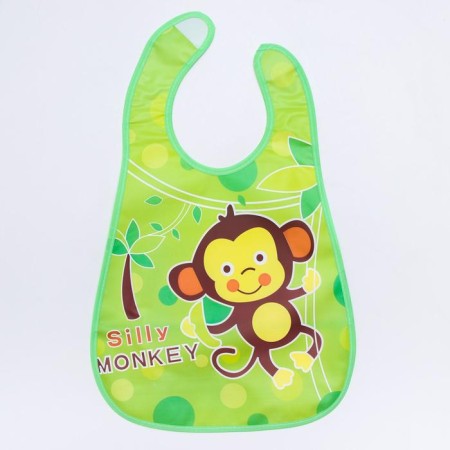 Biboy with the pocket "animals", waterproof, on Velcro, Mix color-5